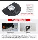 3PC Bim Bi-metal Wood Oscillating Multi Tool Half Round Saw Blade Dia 80MM Brand. Price: $17.76.