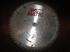 Systi Matic Carbide Saw Blade 8"X 60T Crosscut Triple Chip 5/8" Arbor Used. Price: $29.99.