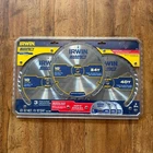 Irwin Marathon 10 Circular Saw Blade 3-PACK 2X 40T 1X 24T 254MM New. Price: $28.00.