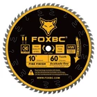 Foxbc 10 Inch Thin Kerf Fine Finish Crosscut Table Saw Blade, 60-TOOTH Atb, With New. Price: $49.59.