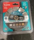 Makita E-23329 5" Diamond Blade 4X Longer Life (A12) New. Price: $18.00.