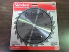 80636 Nicholson 8" Chisel 24 Tooth Circular Saw Blade New. Price: $8.10.