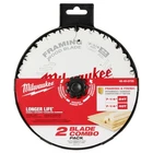 Milwaukee 48-40-0725 7-1/4" 24T & 40T Circular Saw Blade 2PK New. Price: $32.30.
