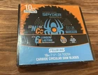 Spyder Tarantula 7-1/4 Firming Saw Blades Pack Of 10 New. Price: $74.99.