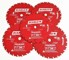 5 Diablo 7-1/4" Carbide Tip Circular Saw Blades Tooth Framing D0724 Freud New. Price: $44.99.