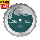 10-INCH 80 Tooth Atb Fine Finish Saw Blade With 5/8-INCH Arbor New. Price: $46.91.