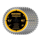 6-1/2 Inch 40 Tooth Circular Saw Blade With 5/8 Arbor Atb Fini... Fast Ship New. Price: $53.99.