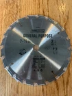 Saw Blade 7 1/4" 20 Teeth General Purpose New! Tool Shop - Hardwoods Softwoods. Price: $12.99.
