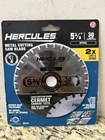 Hercules 5-3/8 In. 30T Metal Cutting Circular Saw Blade #58113 (brand New). Price: $18.20.