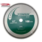 Tomax 12-INCH 100 Tooth Tcg Aluminum And Non-ferrous Metal Saw Blade With 1-INCH New. Price: $55.85.