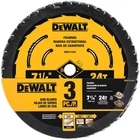 7-1/4 In. 24-TOOTH Circular Saw Blades (3-PACK) New. Price: $39.99.