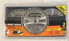 New In Package Black & Decker Piranha 7 1/4" 3 Blade Project W/ Soft Case. Price: $29.99.