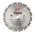 Milwaukee Carbide Circular Saw Blade 7 1/4 Inch 16T Framing Jpn 48-40-4116 New. Price: $9.49.