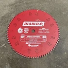(new) Diablo Tools D1080X In. Tooth Ultra Finish (wood Saw Blade) Open. Price: $39.99.