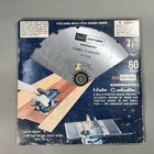 Vtg Sears Craftsman Kromedge 7-1/2" Master Combination Saw Blade 60T #32495 Nos Open. Price: $19.95.