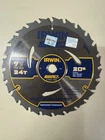 Irwin Carbide Circular Saw Blade 7-1/4" 24T Framing With Power Bit 24030 #R08 New. Price: $5.00.