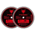 Foxbc 7 1/4 Inch Metal Circular Saw Blade 48 Teeth, And Stainless Steel New. Price: $72.24.
