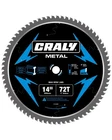 Craly 14 Inch 72 Teeth Steel And Ferrous Metal Cutting Circular Saw Blade, ... New. Price: $105.95.