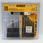 Dewalt Drill Bit Set Black Oxide General Purpose 14PC DWA1184 New. Price: $22.99.