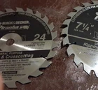 Black+decker Piranha 7-1/4 In Tungsten Carbide Circular Saw Blade 24T 2-PACK New. Price: $10.00.