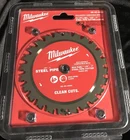 Milwaukee 48-40-4062, 1/2" 1" Steel Pipe Cutting Blade New Sealed Pkg.. Price: $29.99.
