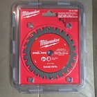 Milwaukee 48-40-4062 5-3/8 In Carbide Circular Saw Blade For Steel Pipe New. Price: $24.99.
