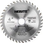 Uxcell 4" (109MM) Circular Saw Blade, 40T 5/8" Arbor, Wood Tungsten Silver New. Price: $14.70.