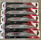 Lenox 1832143 9-IN 6-TPI Carbide Tooth Reciprocating Saw Blade Lot Of 5 New. Price: $64.95.