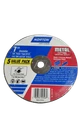 5-PACK Norton Bluefire Bonded Abrasive 7-IN Cut-off Wheel 50546-038 New. Price: $24.99.