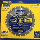 Irwin Weldtec 4935203 5-3/8" X 18T Cordless Carbide Circular Saw Blade New. Price: $9.00.