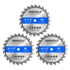 Ninehole 3PACK 1/2 Inch Circular Saw Blade With 40T, 3PCS, Silver New. Price: $13.94.