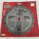 Vermont American 7 1/4" Master Combination Circular Saw Blade #25210 60T Usa New. Price: $12.98.