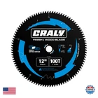 Craly 12 Inch 100 Teeth Ultra Fine Finish Wood Cutting Circular Saw Blade, New. Price: $57.49.