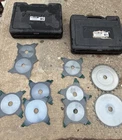 2 Case, Amana Tool Carbide Tipped 8" Fine Prestige 10-BLADE Dado Set Parts! Used. Price: $165.00.