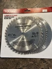 Hyper 3- Piece 6 1/2 Inch Circular Saw Blade Set For Tough, New. Price: $15.00.
