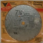 Vermont American 71/4 N0 25670 Plywood Paneling 150 Teeth Circular Saw Blade Open. Price: $9.95.