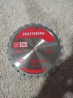 Craftsman 7-1/4-IN 24T Framing Saw Blade (CMAS3725243) New. Price: $5.00.