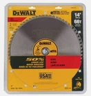 Dewalt 14" Ferrous Metal Cutting Saw Blade DWA7747 66T Carbide Teeth New. Price: $114.50.