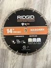 Ridgid In. Masonry Diamond Blade (HD-MPTS14) Open. Price: $31.96.