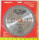 New Hilti 1/4 X 5/8 13/16" 24 Teeth Carbide Cutting Circular Saw #336534. Price: $16.03.