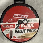 Diablo Framing Circular Saw 6-1/2 X 24 Tooth , Pack Wood Blades New. Price: $17.49.