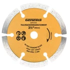 3-1/2 In. Dry-cut Diamond-coated Plunge Circular Saw Blade For Tile, Backerboard New. Price: $7.80.