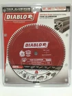 Diablo D10100N Thin Aluminum Cutting Circular Saw Blade 10" X New. Price: $89.77.