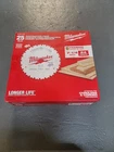 Milwaukee 48-40-1723 7-1/4" 24T Worm Drive Framing Circular Saw Blades 25 Pk New. Price: $114.95.
