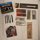 Vintage Jig Saw Blade Lot Craftsman Vermont American Arrow T50 Staples Nos Usa Used. Price: $29.99.