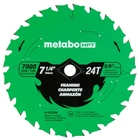 Metabo Hpt 115757M Framing 7-1/4 Inch 24-TOOTH Saw Blade New. Price: $8.95.