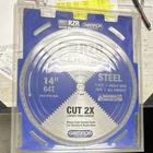 Champion RZR-14-64-S 14" 64T Cermet Circular Saw Blade For Steel, Plate, Pipe New. Price: $80.00.
