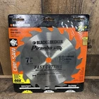 Black & Decker 77-717 Piranha 7-1/4", 18 Carbide Teeth Circular Saw Blade New. Price: $9.99.