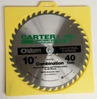 Oldham 10040TPP 10" X Tooth Crosscutting Ripping Carbide Circular Saw Blade New. Price: $12.00.