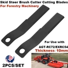 For AGT-RC72 / EXRC54 Skid Steer Brush Cutter Cutting Blades Replacement 10MM New. Price: $65.99.